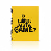 8 subject notebook “Life Justa Game”