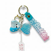 Cute Oil Liquid Keychain