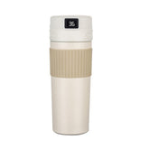 Thermos Funtainer, Thermos Bottle Coffee Mug Double Wall Stainless Steel Flask Tea Mug Travel Cup Thermos Mug (Capacity : 400ml, Color : White)