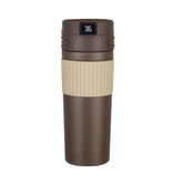 Thermos Funtainer, Thermos Bottle Coffee Mug Double Wall Stainless Steel Flask Tea Mug Travel Cup Thermos Mug (Capacity : 400ml, Color : White)