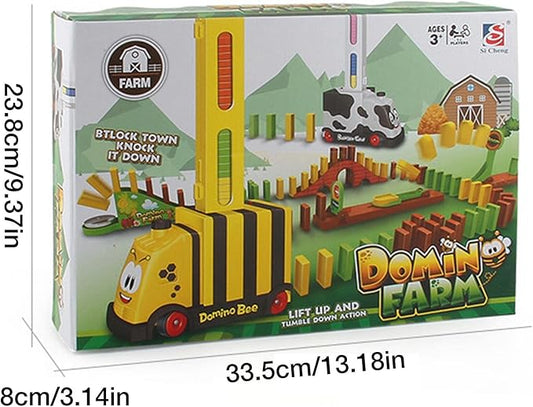 Automatic Domino Train - Bee Style Domino Train Set