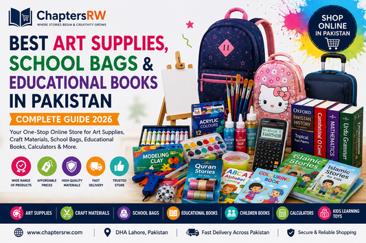Best Art Supplies, School Bags &amp; Educational Books in Pakistan | Complete Guide 2026