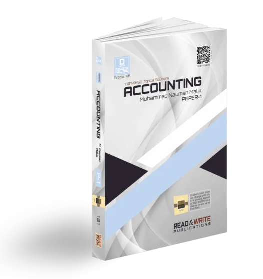 101 Accounting 7707/0452 O-Level MCQ'S P-1 Topical Past Papers/Yearly By M.Nauman Malik.