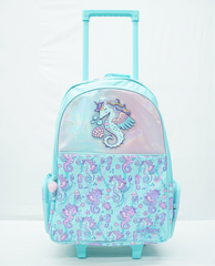 Smiggle Trolley Bag Seahorse Unicorn Themed for Grade  II & III