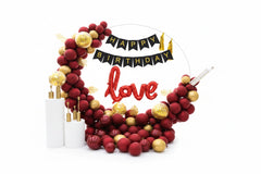 dinosaur-themed balloon garland kit for birthday