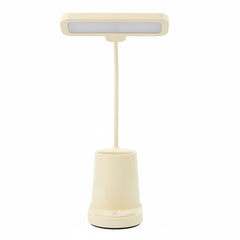 rechargeable study table lamp with a built-in pen holder