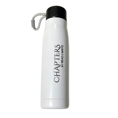Chapters Water Bottle Hot & Cold White