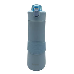 Fanson 350ml Stainless Steel Travel Mug with Straw | Leak-Proof Button-Lock Lid, Portable Coffee & Water Tumbler for Work, Gym & Travel