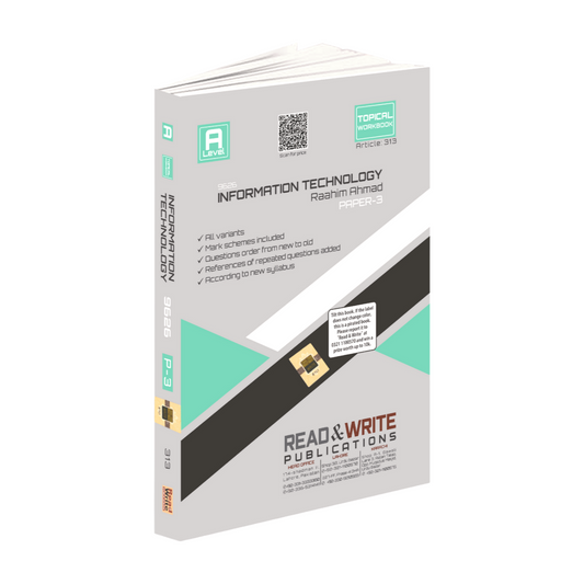 313 A-Level Information Technology 9626 Paper-3 Topical Workbook