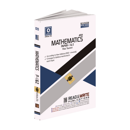 376 Mathematical 4024 O level Paper 1 & 2 Revision Notes