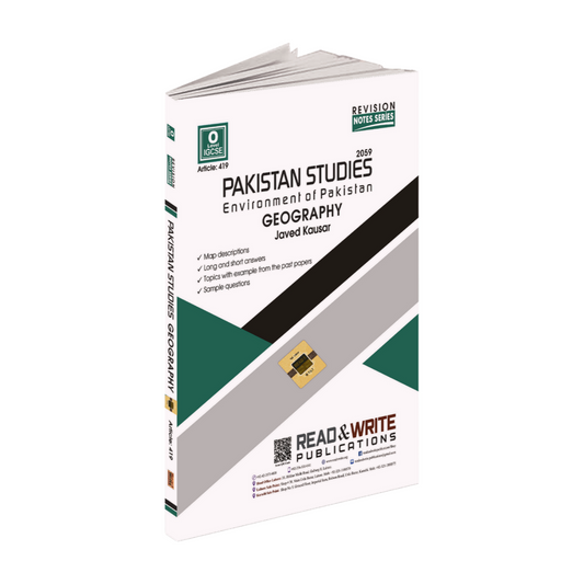 Pakistan Studies O‑Level Geography Revision