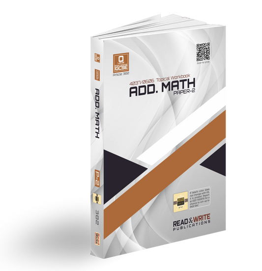 382 Add Mathematics 	4037 O Level Paper-2 Topical Workbook By Editorial Board