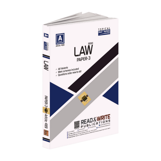 489 Law 9084 Paper 3 Topical Past Paper