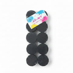 Black Circular Canvas Boards 