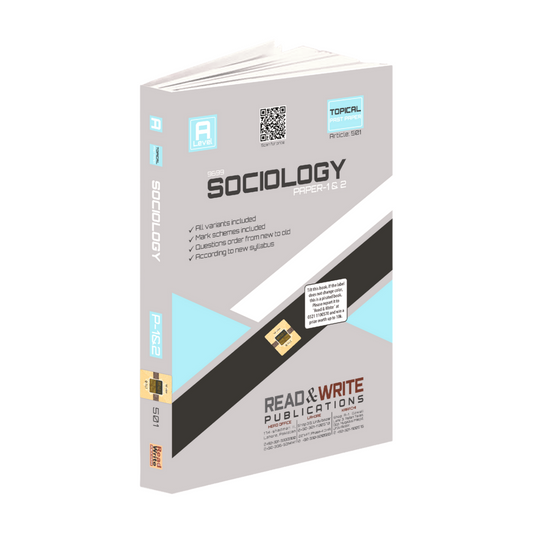 501 Sociology 9699 A Level Paper 1 & 2 Topical Past Paper