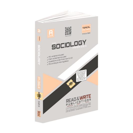 Sociology A‑Level Paper 3 and 4 Past Papers
