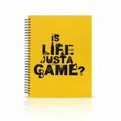 8 subject notebook “Life Justa Game”