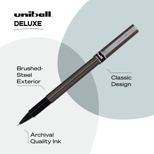 Uni Ball Micro Deluxe Black Pen