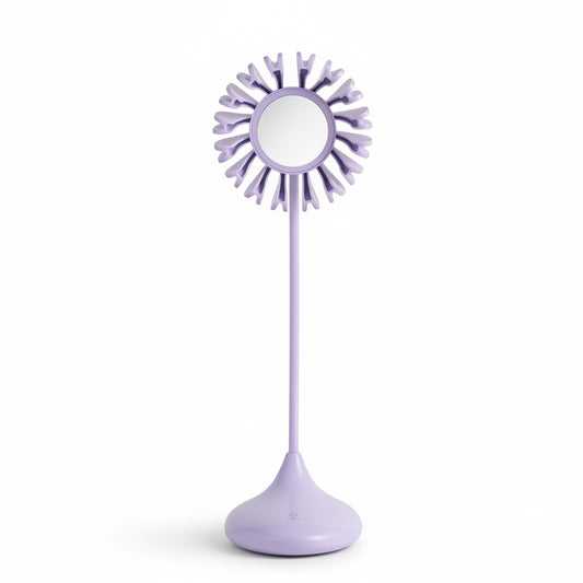 flower-shaped rechargeable LED desk lamp