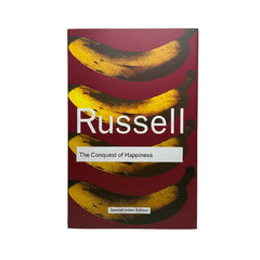 The Conquest of Happiness" written by Bertrand Russell