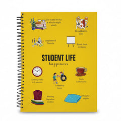 Student life happiness notebook 7 subject