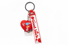 silicone keychain "Good Luck"