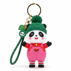 Kawaii panda keychain