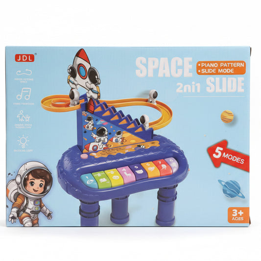 Space 2in1 Slide Penguin Ladder with Piano