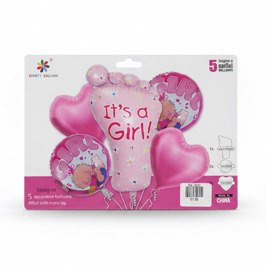 Baby Feet Foil Balloons Collection Set