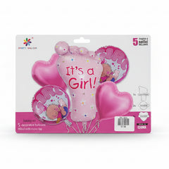 Baby Feet Foil Balloons Collection Set