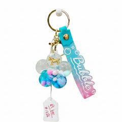 Cute Oil Liquid Keychain