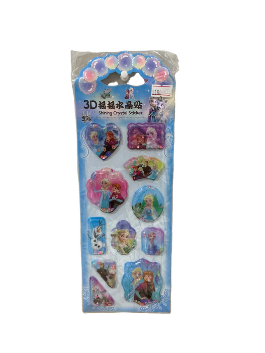 Disney Frozen-themed 3D crystal stickers