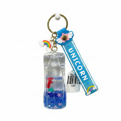 Cute Oil Liquid Keychain