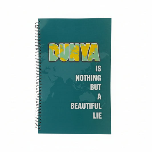 Register “dunya is nothing but a beautiful lie”