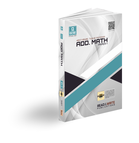 381 Add Mathematics 4037 O Level Paper-1 Topical Workbook By Editorial Board
