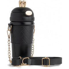 Cute Water Thermos With Straw And Leak-Proof lid “Bunny Ear” 480ml