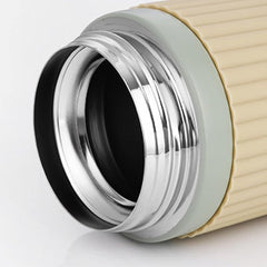 Thermos Funtainer, Thermos Bottle Coffee Mug Double Wall Stainless Steel Flask Tea Mug Travel Cup Thermos Mug (Capacity : 400ml, Color : White)