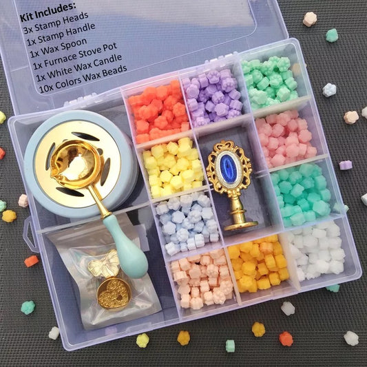 Candle Wax Stamp Set Multicolour