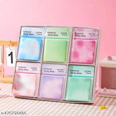 gradient-colored sticky notes