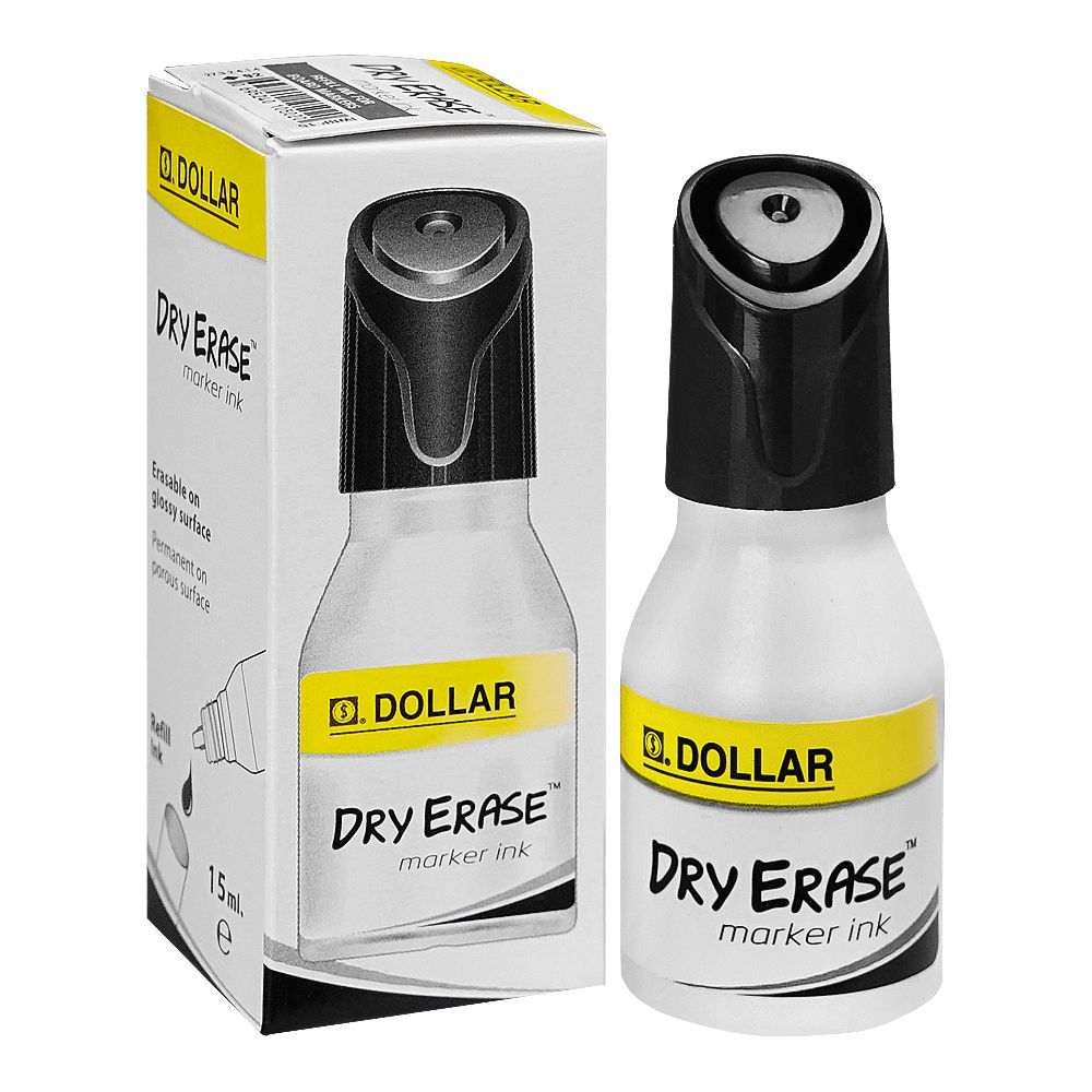 Dollar Dry Erase Ink Black 15ml
