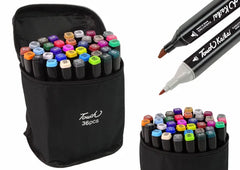 Pack of 36 Dual Tip Art Markers Permanent