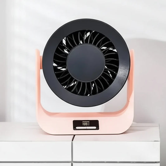 rechargeable rotating desktop fan