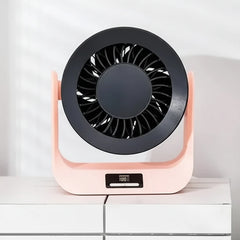 rechargeable rotating desktop fan