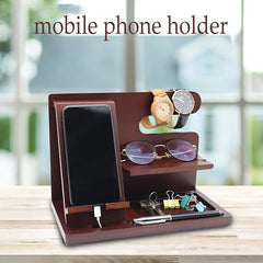 Bamboo Desk Organizer and Storage