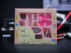 DC motor fan set for kids Electronic Science Project