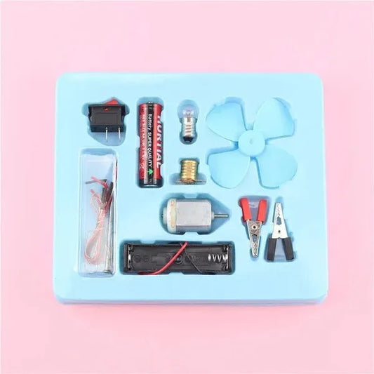 DC motor fan set for kids Electronic Science Project