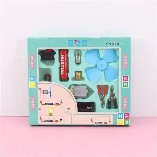 DC motor fan set for kids Electronic Science Project