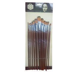 Keep Smiling 13pcs Nylon Filbert Brush Set