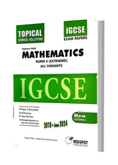 O/L (IGCSE) MATHS PAPER 4 (TOPICAL)