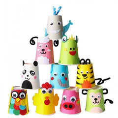 Black White Self-adhesive Doll Eye Movable Simulation Animal Wiggly Googly Eye DIY Children Toy Craft Art Supplies 12mm